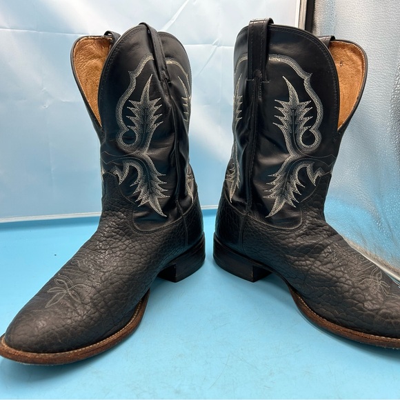 Tony Lama men 11.5 Stockman Bullhide cowboy boots - Picture 1 of 10